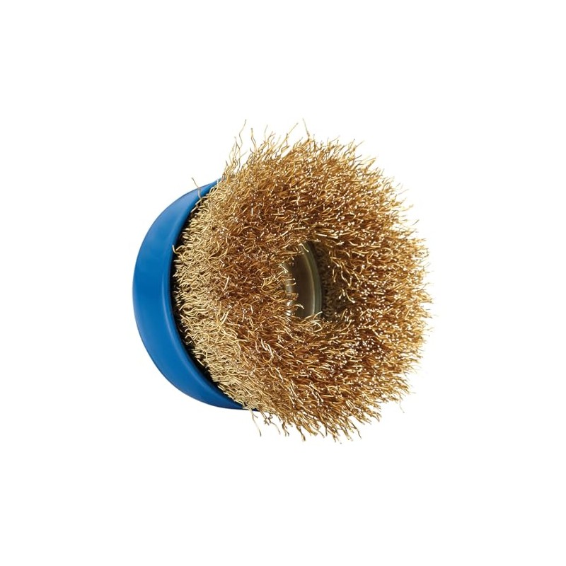 Draper 41444 Crimped Wire Cup Brush, 80mm x M14 ,