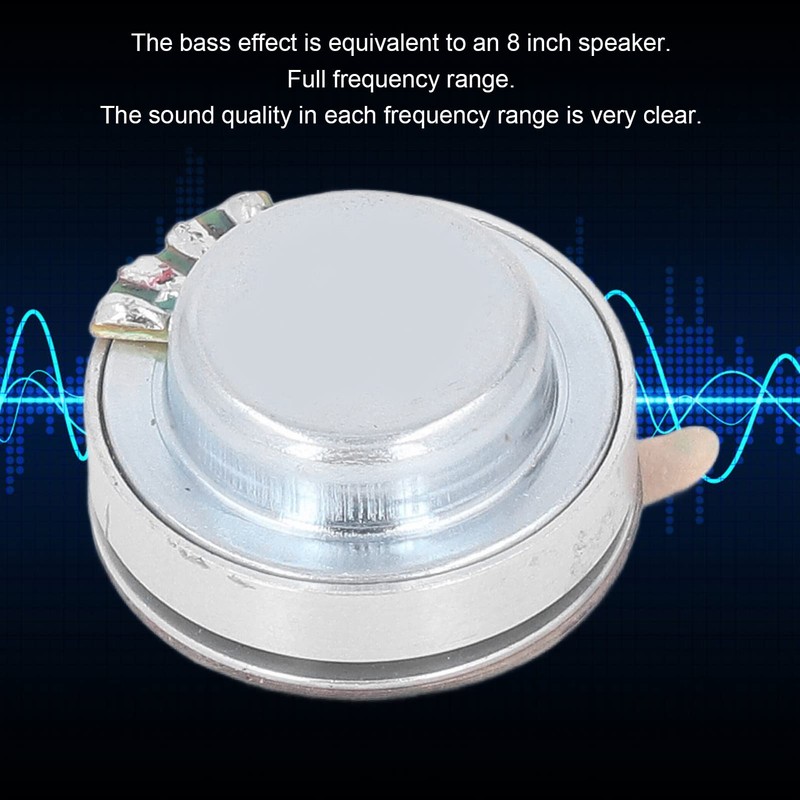 BAOK Vibration Speaker, Full Band 85dB 3W Built-in Magnetic Resonance