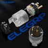 ELEGRP Lighted Straight Blade Electrical Plug and Connector Set, 15