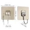 [Life Expert]Ultra Strong Max Transparent Self-Adhesive Hooks, Heavy-Duty Clear Hooks