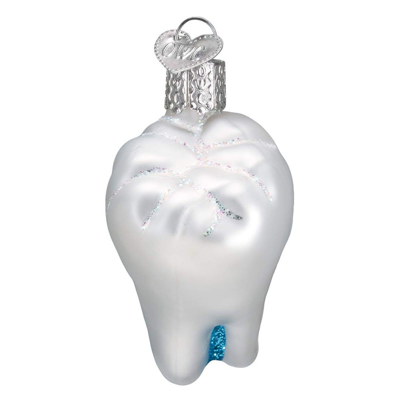 Old World Christmas Tooth Ornament, Multi