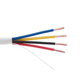 Cables Direct Online, Bulk 22/4 Stranded Conductor Alarm Cable 500ft Fire/Security Burglar Station Wire Security (Unshielded (UTP), 22/4, Stranded, 500ft)