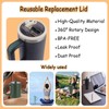 SELIDODO 2PCS 40 oz Tumbler Flip Straw Lid Replacement fit