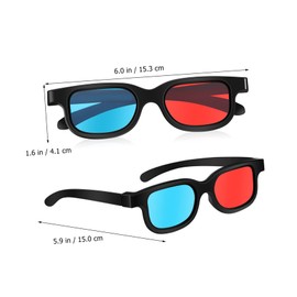RORPOIR 10Pcs Red Lens Viewing Glasses for and Concerts Compatible with Computer Monitors Theater Screens and More