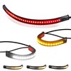 QUASCO Front Rear Motorcycle Led Turn Signals, Universal White Amber