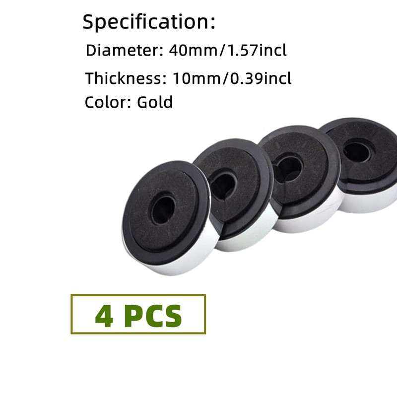 Sam&Johnny 4Pcs Speaker Spikes Stand Feets Audio Active Speakers Repair