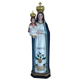 Nuestra Virgen De La Candelaria 12" Religious Figurine Virgin of Candelaria, New