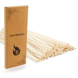 Iron Banyan 120PCS Reed Diffuser Sticks 7.5in/19CM Diffuser Sticks Diffuser Reeds Replacements Sticks for Home,SPA (Natural)