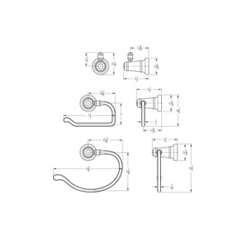 Pfister Ashfield Towel Ring, Tuscan Bronze