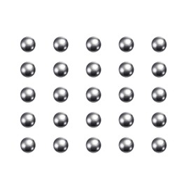 sourcing map Pack of 60 Ball Bearing Balls, 3 mm Diameter, G10 Precision Metal Balls, Ball Bearings, Steel Balls for Bicycles, Skateboard, Wheels, Silver