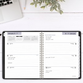 AT-A-GLANCE 2026 Planner, Weekly & Monthly, 7" x 8.75", Medium, Refillable, Executive, DayMinder, Black (G5450026)