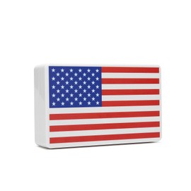 Hearty Trendy USA Flag Fashion Box Clutch Handbag Box Clutch Handbag Shoulder Bag