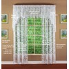 Today's Curtain Floral Vine Lace Panel 72", White, 60W x