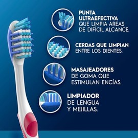 Oral Cepillo Dientes Radiant Cerdas Medias Limpieza Intensa Unidades