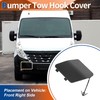 QUARKZMAN Towing Hook Cover Front Right Car Bumper Tow Hook