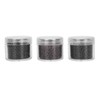 3 Bottles 3.0mm Silicone Micro Links Rings Beads Small Comfortable