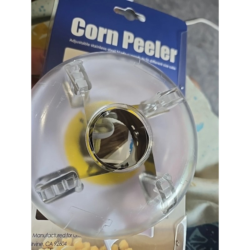 Grand Fusion Corn Peeler No Mess On Cob Kernel Adjustable