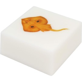 Eclectic Lady Nag Champa Scented Glycerin Soap with Vintage Ocean Creatures, Stingray