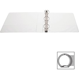 3-Ring Binder, Presentation View Binders - with 20 Top-Loading Poly Clear Sheet Protectors - and Big Tab Insertable Extra Wide Dividers, 8 Multi-Color Tabs - Value Pack (1.5 Inch, White)