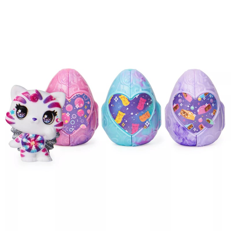 Spin Master COSMIC CANDY Hatchimals CollEGGtibles 4 PACK Hatch The