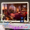 Hasipu Vanity Mirror with Lights and Bluetooth Speaker, 32" x