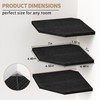 Fun Memories Corner Shelf Wall Mount, Floating Corner Shelves, Set