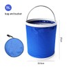 Ashintar Collapsible Bucket,Portable Outdoor Hiking Water Picnic Buckets for Camping,