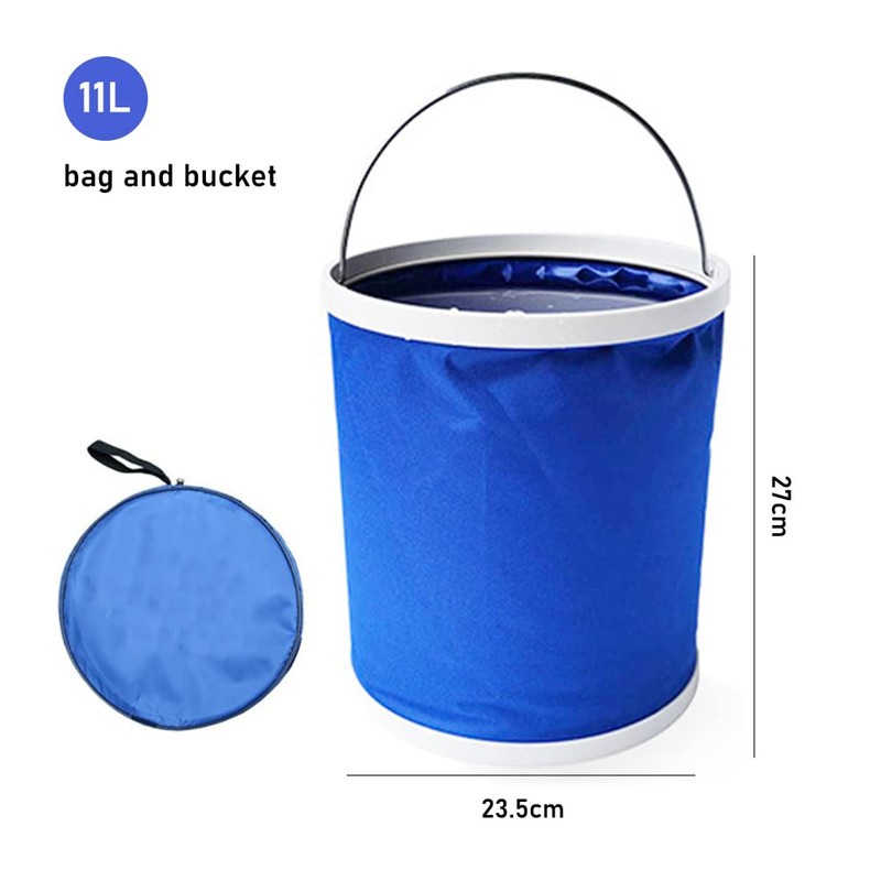 Ashintar Collapsible Bucket,Portable Outdoor Hiking Water Picnic Buckets for Camping,