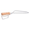 Log Tongs Beech Wood Handle Stainless Steel Clamp High Temperature