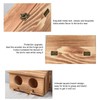 Wooden Bird House, Pets Breeding Nesting Box Cag, Solid Exclusive