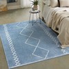 LUXE WEAVERS Daphnes Blue 8x10 Boho Moroccan Geometric Area Rug