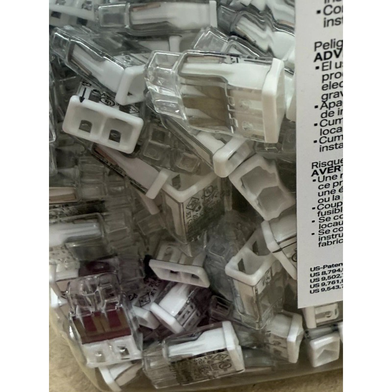 WAGO Wall-nuts 2-conductor # 2773-402 (300 Qty)