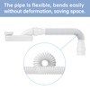 Oblectatio Low Profile Flexible Bathtub Shower Drain Pipe Kit -