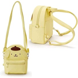ALORVE Anime Cute Cartoon Bag Cosplay Shoulder Bag Backpack Handbag PU Schoolbags for Kids Girls Fans(Yellow)