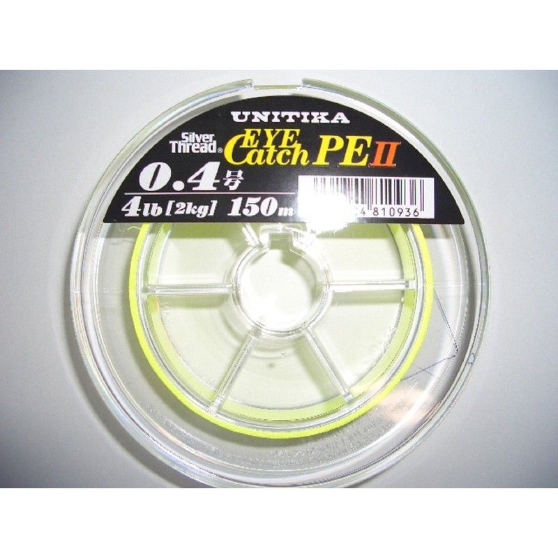 Unitica Trout Compatible Suspended PE Line Silver Thread Eye Catch