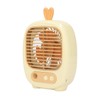 Small Desk Fan 3 Speed Mode Humidifier Function USB Charge
