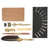 Feather Pen Set Retro British Creativity Writing Suit for Business