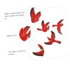 CHILDWEET 3 Pcs Wrought Pendant Wall Decor Bird Decor Metal