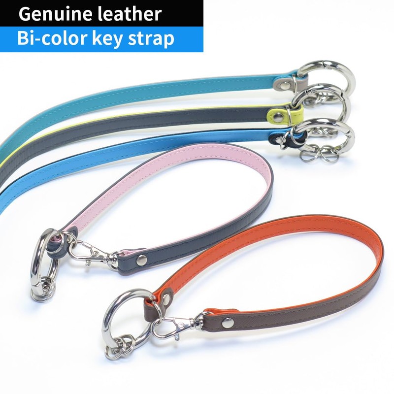 HAKATA NO MORI LEATHER Strap, Leather, Key Strap, Genuine Leather,