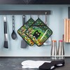 2 Pack Colorful Garden Cats Pot Holders,Heat Resistant Countertop Hot