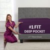 Queen Fitted Sheet Only Deep–Pocket – Extra Deep Pocket Queen