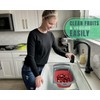 Comfify XL Large Kitchen Strainer - Collapsible Silicone Over-The-Sink Colander