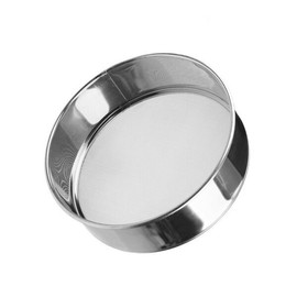 Stainless steel flour sieve mesh 25cm storage hook / 스테인리스 스틸 밀가루체 체망 25cm 보관고리