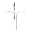 Seagull Garden Spinner, Plastic Wind Spinners Outdoor Animal Whirligig Windmill