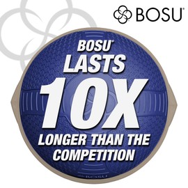 Bosu NEXGEN Balance Strength Trainer, Multi-Functional 26" Exercise Ball, Home Gym Equipment for Full Body Workouts, Future Dusk with Sandstone Rim