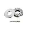 sourcing map 3Pcs 51100 Axial Ball Bearings 10mm x 24mm