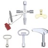 5 PCS Multi-Functional Utility Key Plumbers Tool Set, Square Triangle