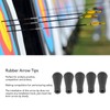 5Pcs Archery Tips, Soft Rubber Arrowheads 6mm Blunt Point Broad