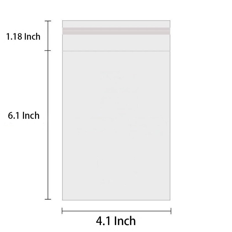 4''x6'' Cookie Bags,Clear Cello Cellophane Treat Bag,Candy,Prints,Photos,Party Favors Plastic Sleeves-170