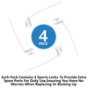 4 Pcs Hearing Aid Sports Lock, Portable Hearing Aid Retention